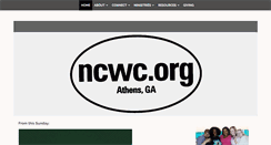 Desktop Screenshot of ncwc.org