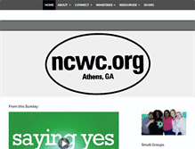 Tablet Screenshot of ncwc.org